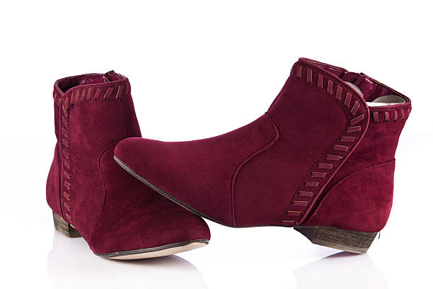 istock Winter shoes isolated on a white background. female boots 476016429