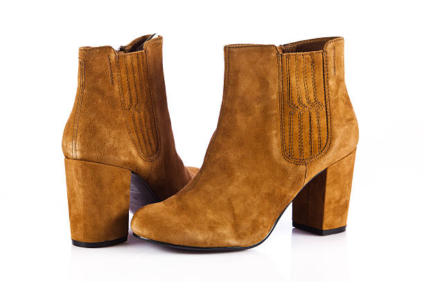 istock Winter shoes isolated on a white background. female boots 476016489