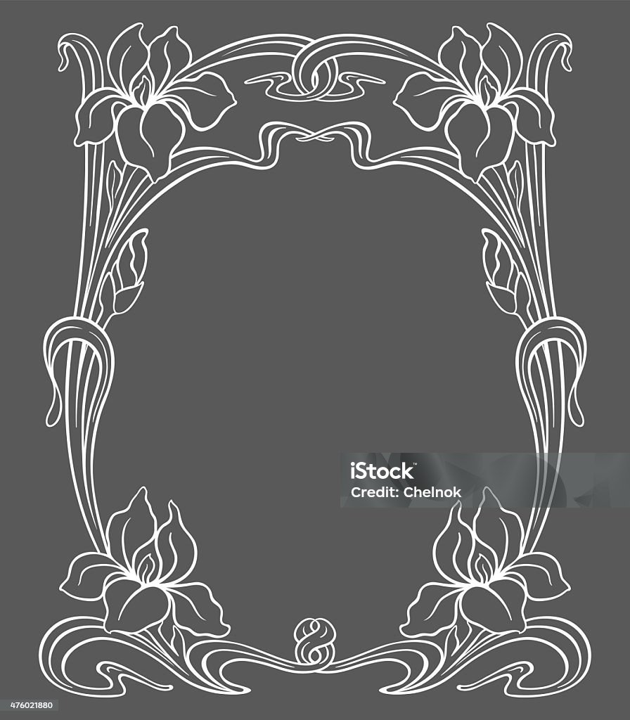 Adorno Vector art nouveau. - arte vectorial de Arte Nouveau libre de derechos