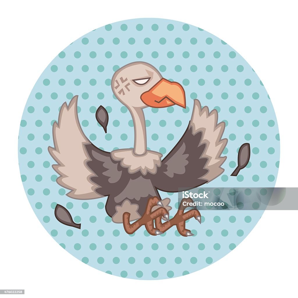 Condor Stomp Cartoon Bird Condor Cartoon Theme Elements Vector Eps Stock Illustration ...