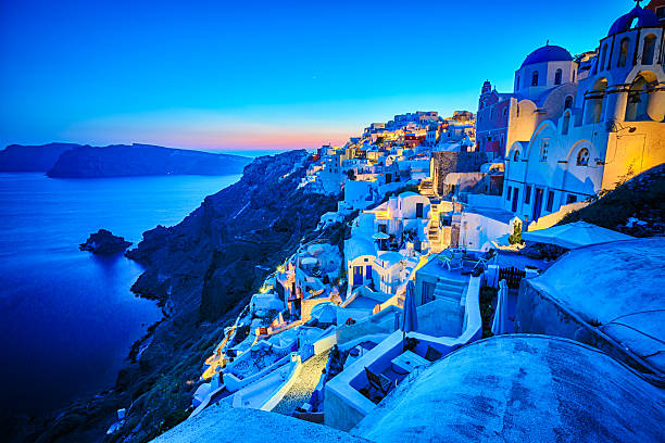istock Romantic Santorini Oia village, Greece 476027096
