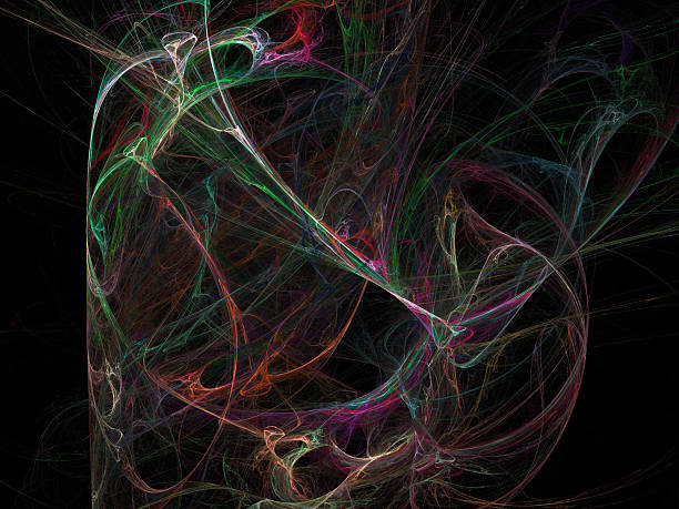 istock Digital Fractal on Black 476028970