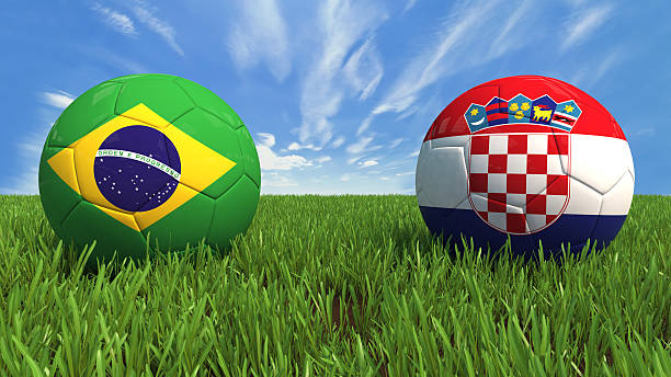 brazil croatia 2014 - croatia brazil 個照片及圖片檔