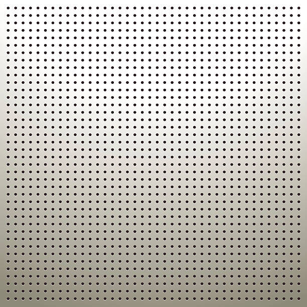 illustrations, cliparts, dessins animés et icônes de fond blanc panneau vertical perforé - pegboard