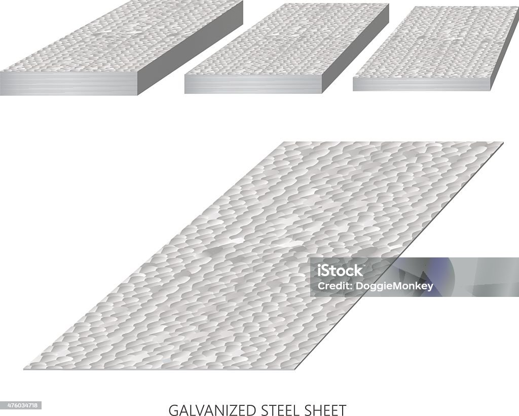 Galvanise Vector File Vector Of Galvanized Steel Sheet Stock Illustration - Download Image ...