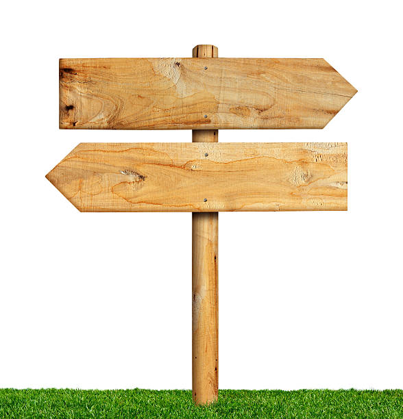 istock Wooden sign isolated on white. 476037013