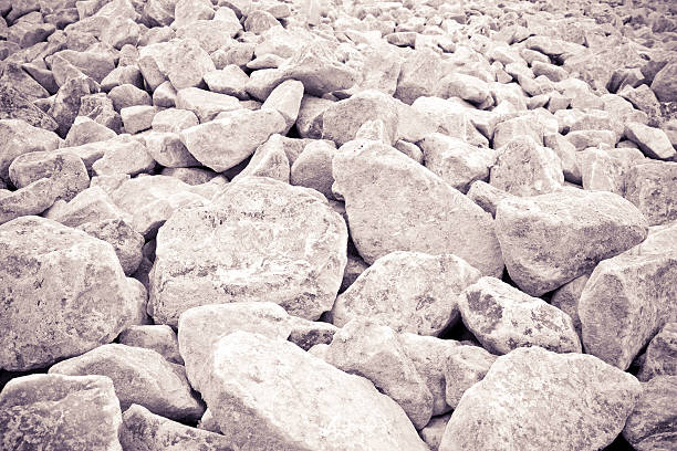 Expanse of toned gravel. Useful image as background