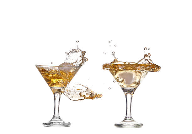istock Collage alcohol cocktail with splash of ice isolated on white 476037432
