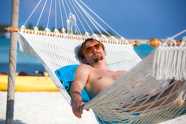 istock Relaxing on a Hammock in Maldives 476037650