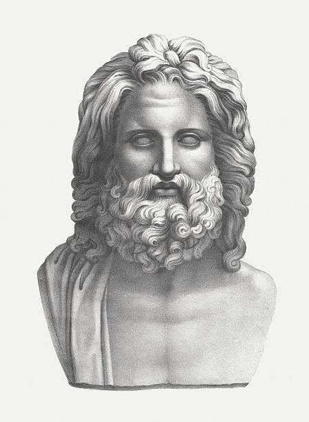 istock Zeus - supreme god of Greek mythology, published c. 1830 476037829