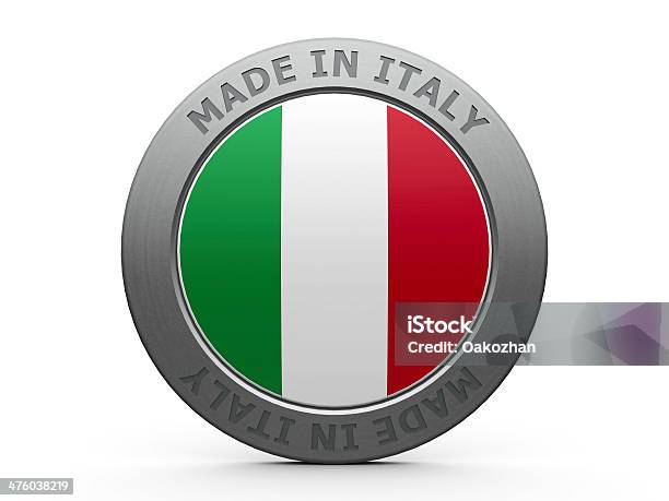 Made In Italy Stock Photo - Download Image Now - Italy, Badge, Business