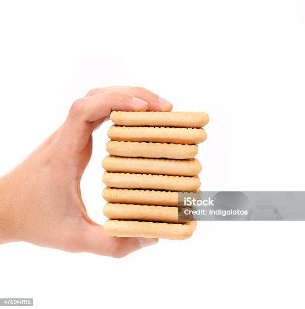 Photo libre de droit de Pile De Salé Des Sodas Et Des Biscuits banque d'images et plus d'images libres de droit de Aliment - Aliment, Biscuit, Cracker