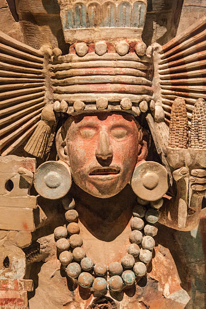 Aztec and Maya stock photo