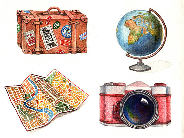 travel set water-color