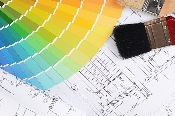 istock Projects of houses with color palette 476045158