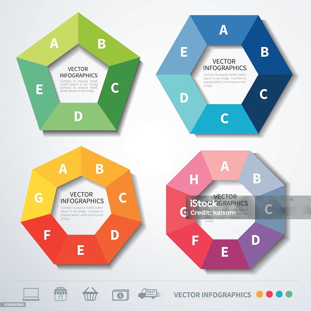Vector Infofraphics Vector Infographics Set Templates Stock Illustration - Download Image ...
