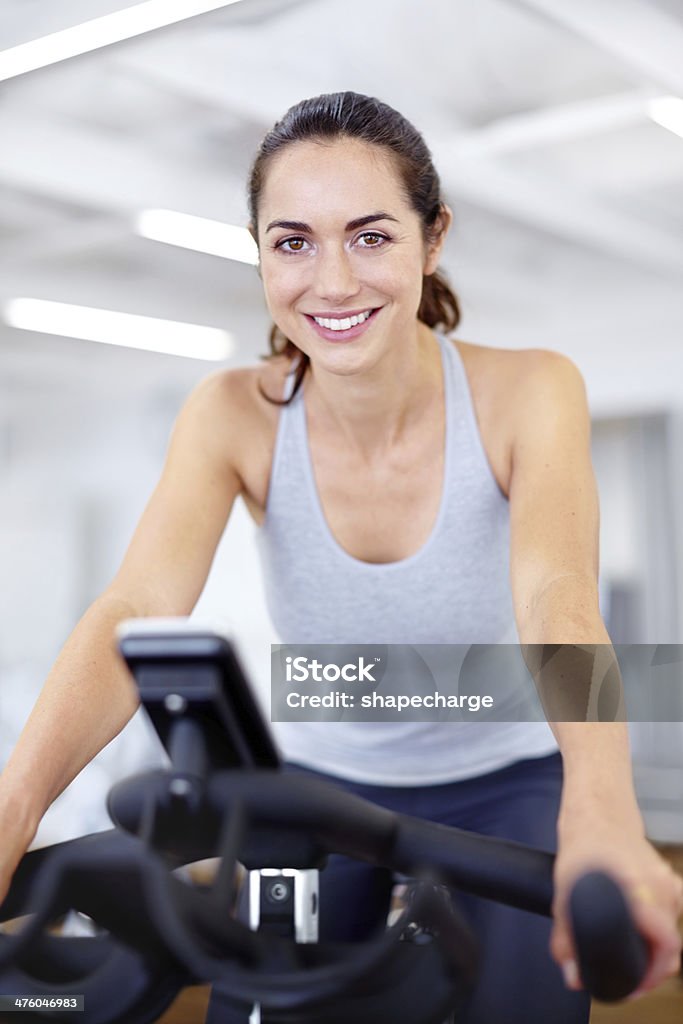 She Goes To Gym Every Day Stock Photo - Download Image Now - Cycling ...