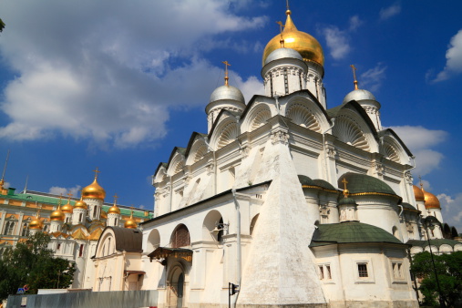 Cathedral of the Archangel is one of the cathedrals in the Kremlin in Moscow