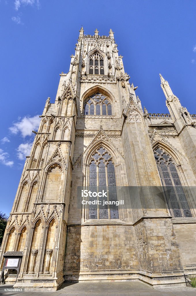 York Minster Inghilterra Regno Unito - Foto stock royalty-free di Ambientazione esterna