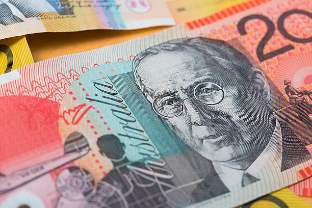 john flynn australian denaro - john flynn foto e immagini stock