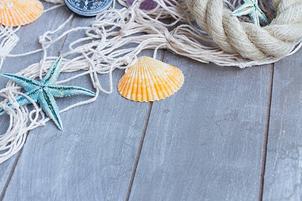 istock fishing net on wooden background 476049344