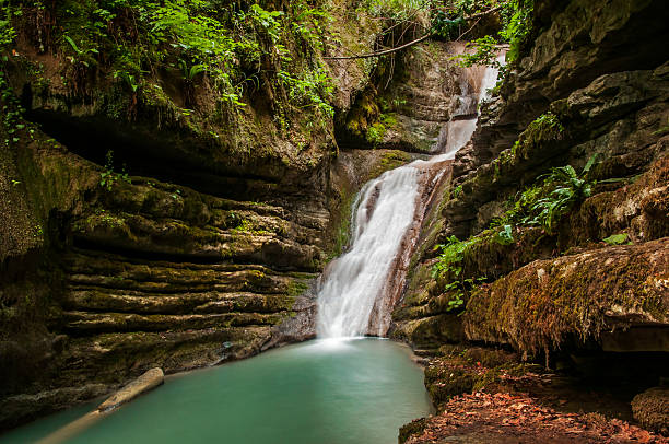Erfelek Tatlica Waterfalls Waterfall. Tatlica waterfalls, Erfelek, Sinop, Turkey sinop province turkey stock pictures, royalty-free photos & images