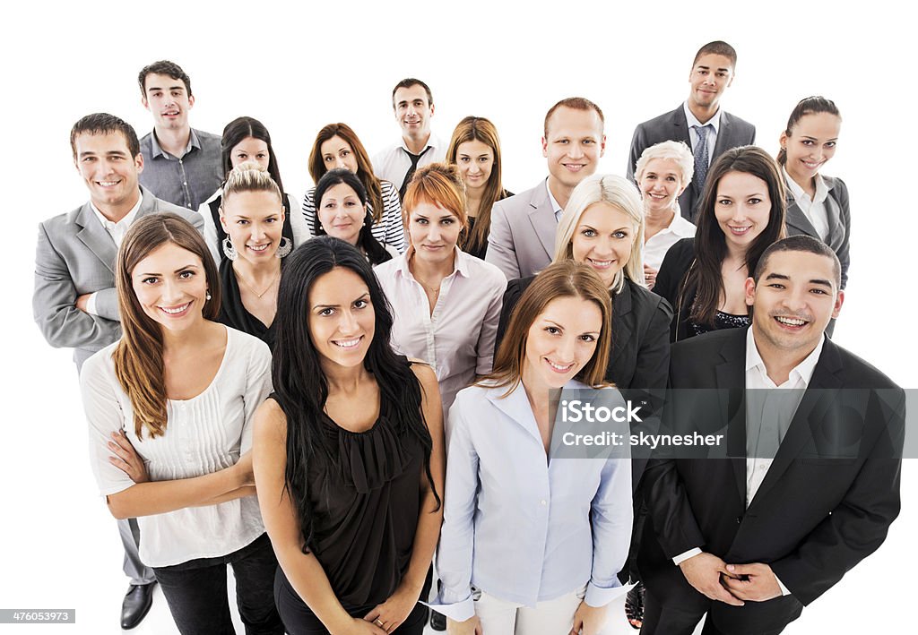 Gruppo di sorridente business persone. - Foto stock royalty-free di Donne