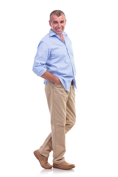 istock casual middle aged man poses with smile 476065913