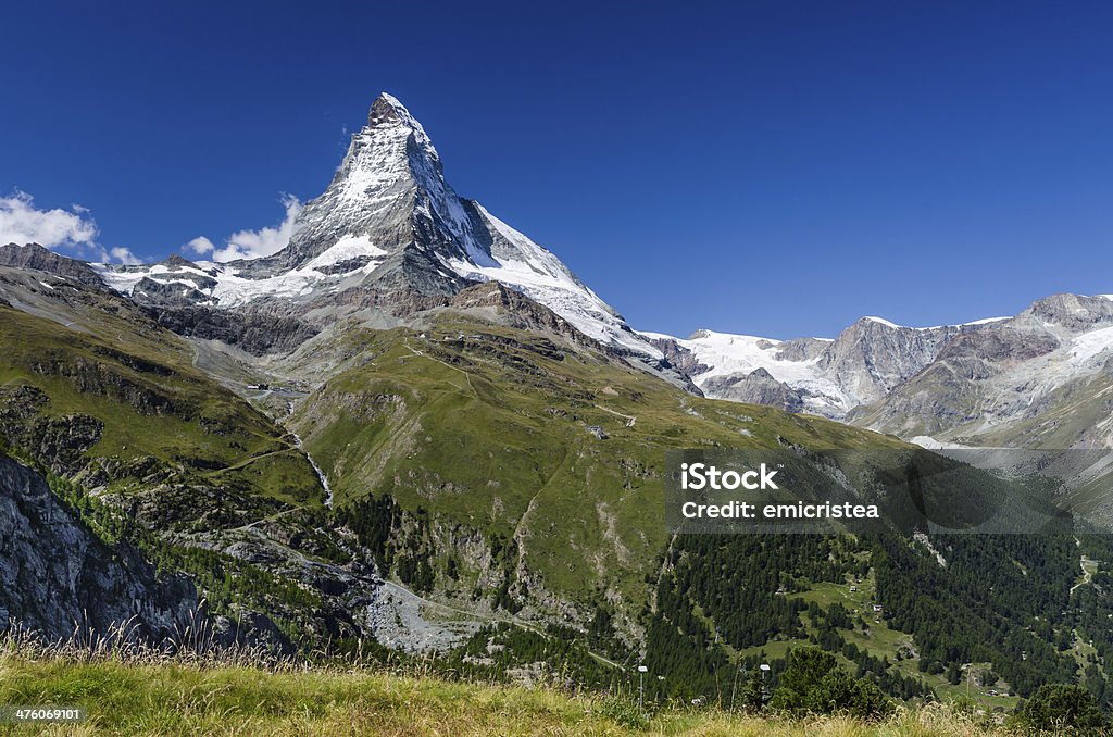 Monte Cervino, Svizzera - Foto stock royalty-free di Alpi