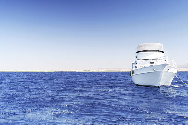istock White Yacht in the Red Sea. 476069187