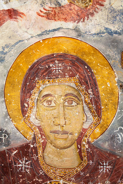 istock Ancient Painting on the wall of Sumela Monastery 476071459