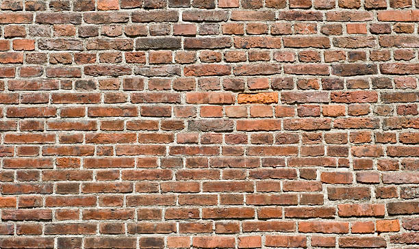 Red brick stock photo