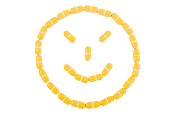 istock Evil face made of pills 476077770