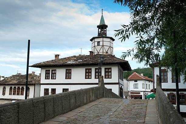 Old town Triavna, Bulgaria Old town Triavna, Bulgaria bulgarian culture bulgaria bridge river stock pictures, royalty-free photos & images