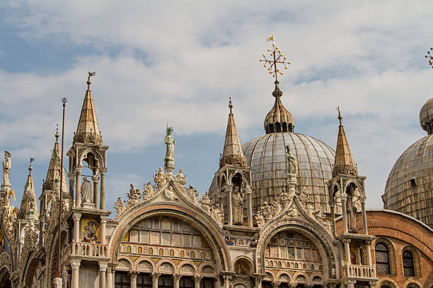 istock Saint Marks Basilica, Cathedral, Church Statues Mosaics Details 476080565