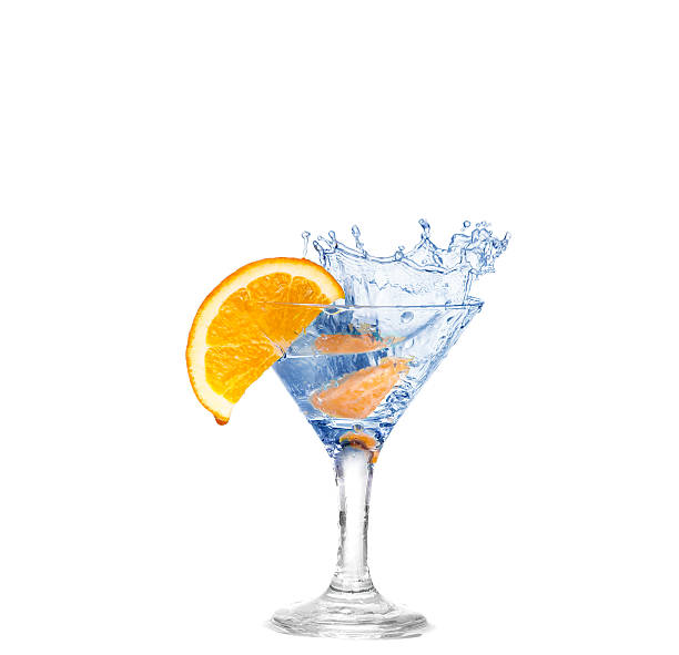 istock cocktail in a martini glass on a white 476082110