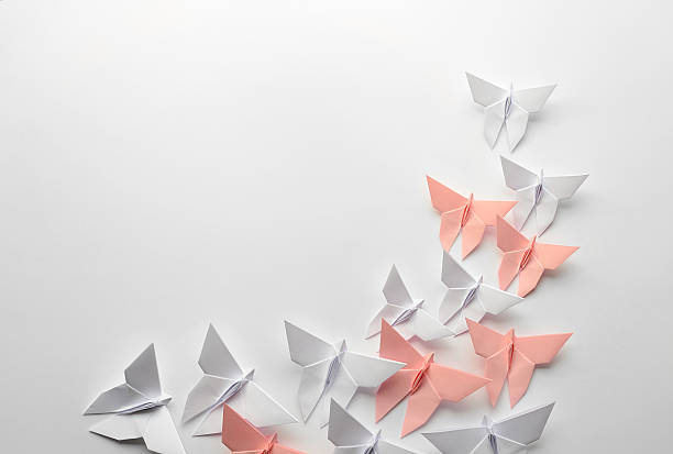 istock Origami butterflies 476082226