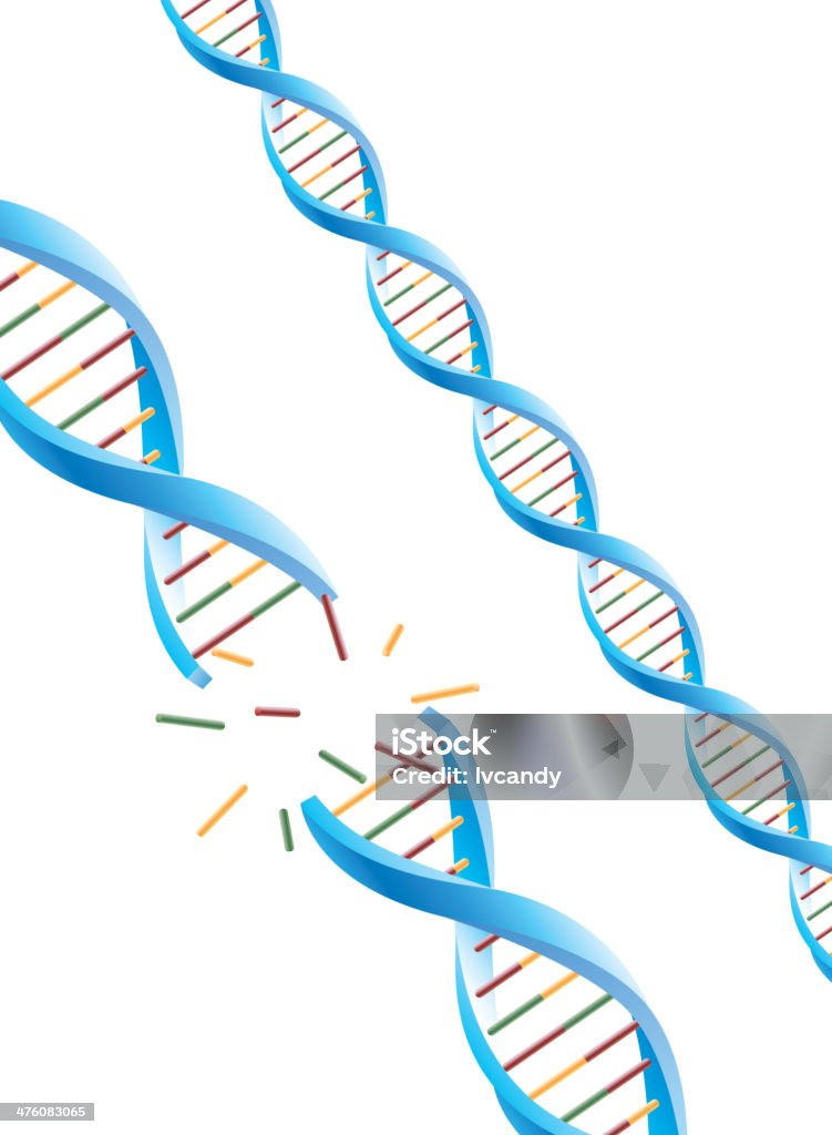 ADN molecular - Royalty-free ADN arte vetorial