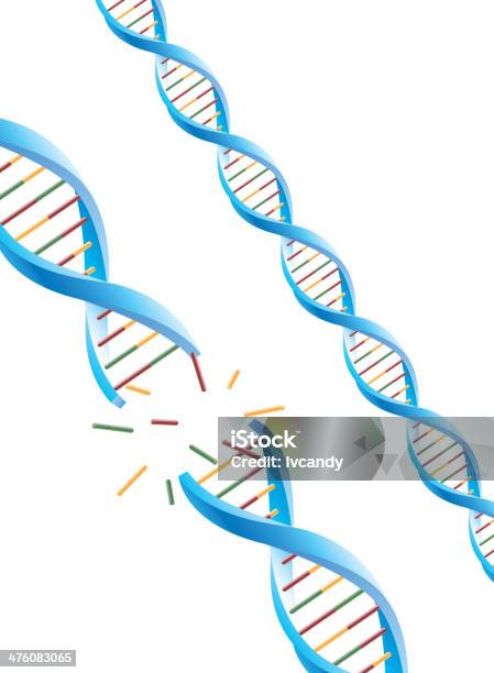 Adn Molecular - Arte vetorial de stock e mais imagens de ADN - ADN, Partir, Partido