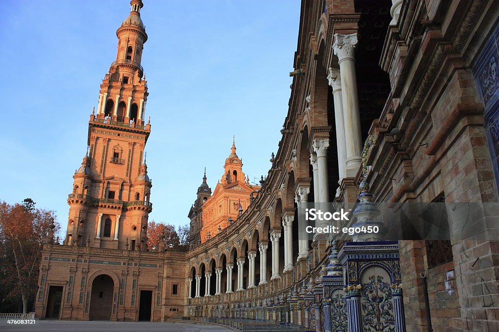 Plaza de españa - Foto de stock de Aire libre libre de derechos