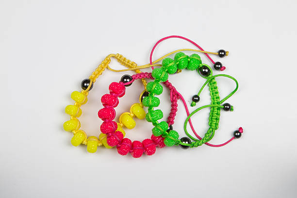 Homemade bead jewelry.