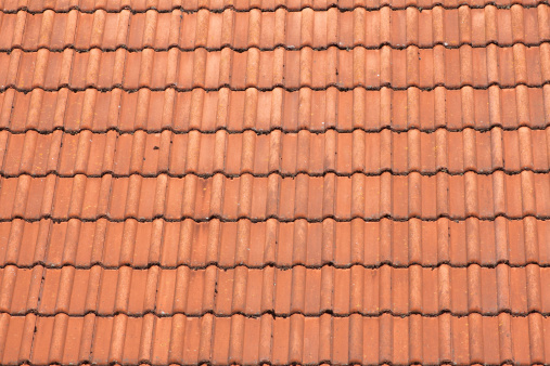 Background: Red roof tiles