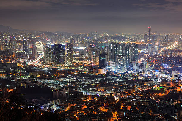 istock Seoul City at Night, South Korea 476085010