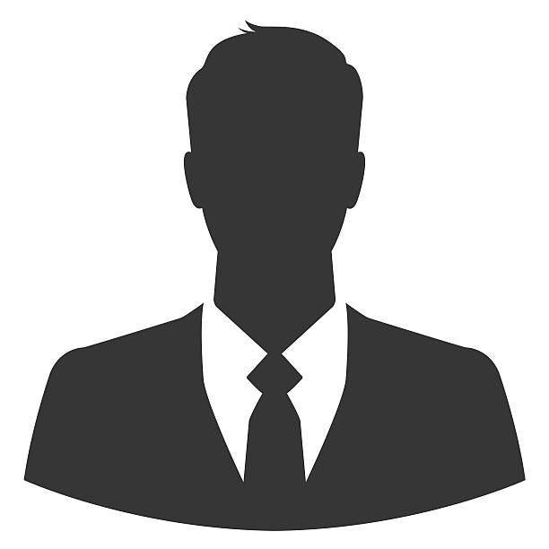 Businessman silhouette as avatar or default profile picture Businessman silhouette as avatar or default profile picture blank avatar stock pictures, royalty-free photos & images