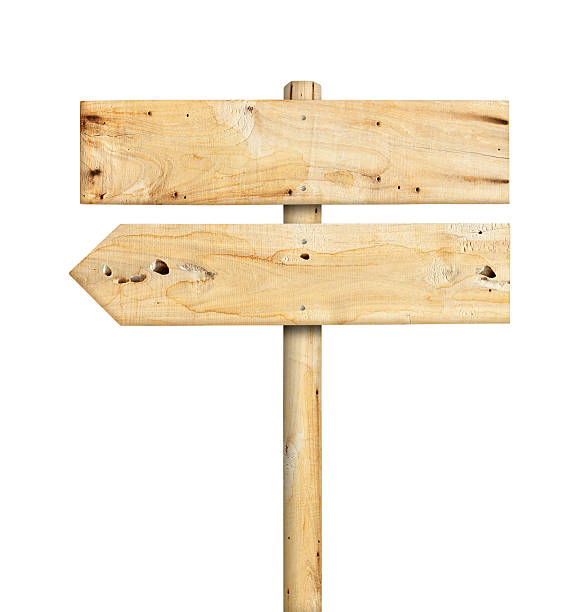 istock Wooden sign isolated on white. 476086409
