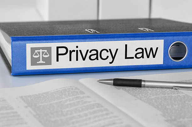 istock Blue folder with the label Privacy Law 476088944