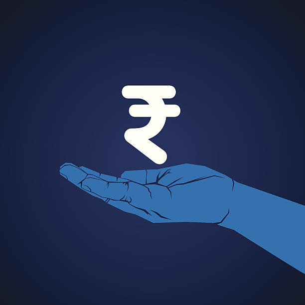 rupee symbol rupee symbol or saving money concept vector rupee symbol stock illustrations