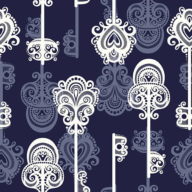 775 Key Pattern 430+ Stencil Key Stock Photos, Pictures & Royalty-Free Images - iStock