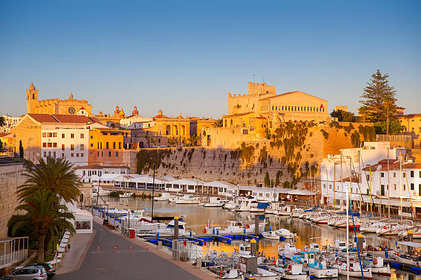 istock Ciutadella Menorca Port town hall and cathedral 476093336