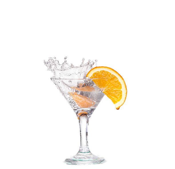 istock cocktail in a martini glass on a white 476097240